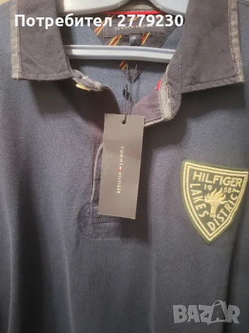 Мъжка тениска с дълъг ръкав на TOMMY HILFIGER, XL,Нова с етикет а, снимка 2 - Блузи - 47824488