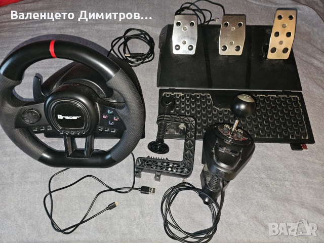 Плейстейшън4 и волан с педали , снимка 10 - PlayStation конзоли - 54044105