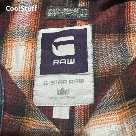 Мъжка Риза G-Star Raw Размер L, снимка 5 - Ризи - 53934886