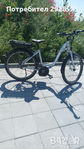 Продавам алуминиев електрически велосипед 26 цола 