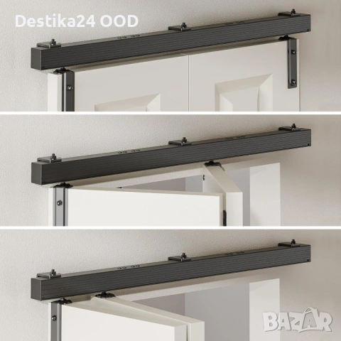 40" Бокс релса механизъм за плъзгаща сгъваема врата комплект, снимка 4 - Други - 53377719