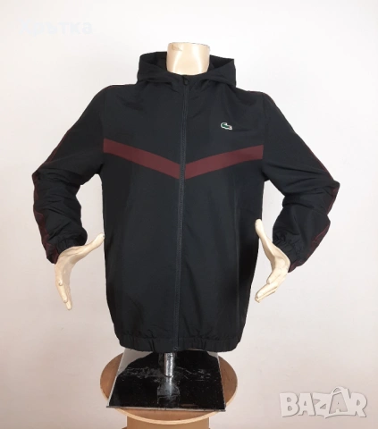 Lacoste Sport Monogram - Оригинално мъжко спортно яке размер L, снимка 4 - Якета - 53465479