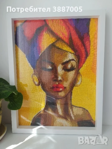 Диамантен гоблен с рамка 30-40, снимка 2 - Гоблени - 50960330