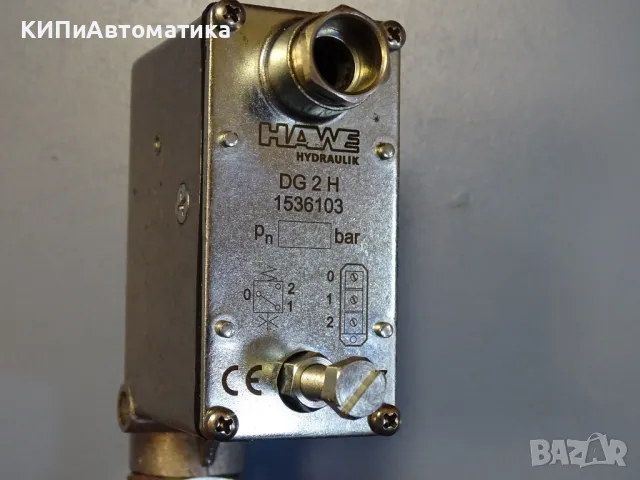 Пресостат хидравличен HAWE DG2H hydraulic pressure switch 40-160 Bar, снимка 9 - Резервни части за машини - 49726148