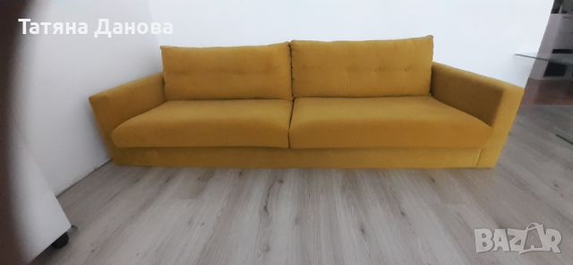  Промоция Диван с дървени крака, снимка 2 - Дивани и мека мебел - 43335487