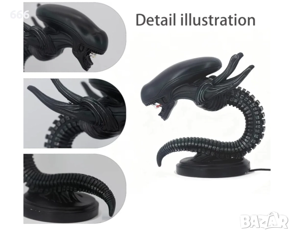 Настолна лампа с филмова тема., снимка 3 - Други стоки за дома - 52703644