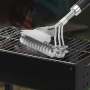 Нова BBQ четка за почистване на газова въглищна скара грил с метална стъргалка, снимка 5
