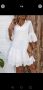 Бяла рокля рязана дантела, снимка 1 - Рокли - 45820058