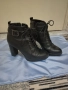 Дамски кожени боти на ток 37 номер, снимка 7