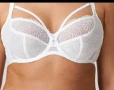 Prima Donna 85 E Снежно бял дантелен сутиен , снимка 1