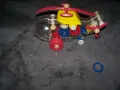 Стара соц играчка прозрачен хеликоптер, вертолет., снимка 1