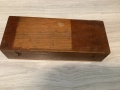 Кутия за вагеноскоп за изкуствено  осеменяване 1950 години дърво Махагон, снимка 2
