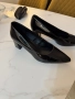 Черни обувки естествен лак, снимка 4