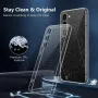 Силиконов калъф Techsuit SparkleSkin за Samsung Galaxy A05s, Прозрачен, снимка 2