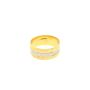 Златен пръстен брачна халка 3,81гр. размер:58 14кр. проба:585 модел:4652-1, снимка 1 - Пръстени - 45200328