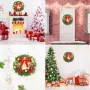 Коледен венец Mеrry Christmas с панделка, Диаметър: 30см. ? "Merry Christmas" послание: Венецът пред, снимка 7