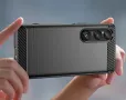 Sony Xperia 1 VI - Удароустойчив Кейс Гръб CARBON, снимка 6