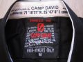 НОВА черна мъжка памучна риза CAMP DAVID размер M от Германия, снимка 2
