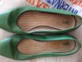 Дамски обувки,зелени, естествена кожа,37 1/2, снимка 1 - Дамски ежедневни обувки - 45193863