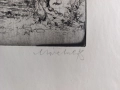 Много стара гравюра, подписана., снимка 4
