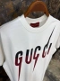 Gucci Нова Бяла Мъжка Тениска Гучи , снимка 4