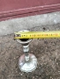 Посребрен свещник с маркировка, снимка 3