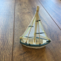 НОВА колекционерска фигурка / фигура  макет на рибарска лодка от резин, снимка 7