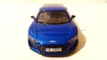 2020 Audi R8 Coupe, Blue - Kinsmart 5422 - 1:36, снимка 7