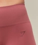 Gymshark Soft Sculpt Leggings Washed Berry Pink - дамски фитнес клин М КАТО НОВ, снимка 4