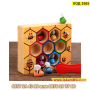 Кошер с пчели, Образователна дървена игра Монтесори - КОД 3565, снимка 7