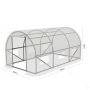 Компактна бяла оранжерия - професионална защита и идеални условия за вашите култури - 3 х 2 х 2м, снимка 3