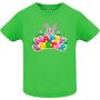Нова бебешка великденска тениска HAPPY EASTER в зелен цвят 