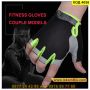 Еластични ръкавици без пръсти за колоездене и други видове спорт в черен цвят - КОД 4058, снимка 5