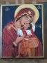 Икона на св. Богородица с Младенеца, снимка 1