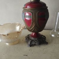 Газова (газена) лампа арт нуво, снимка 8 - Антикварни и старинни предмети - 45709762