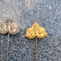 Сребърна и бронзова значка за сватбата на Цар Борис III  , снимка 4 - Антикварни и старинни предмети - 46110393