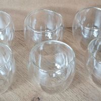 6 броя стъклени чаши за кафе, снимка 5 - Чаши - 45581278