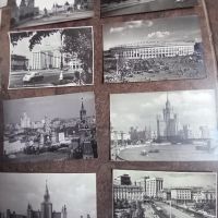 колекция черно бели пощенски картички СССР Москва, снимка 6 - Колекции - 45240197