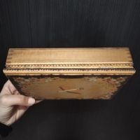 Ръчномизработена старинна кутия за цигари 100%дърво, снимка 13 - Антикварни и старинни предмети - 45121375