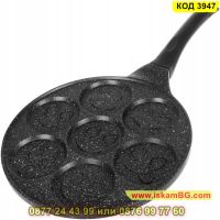 Тиган за палачинки с форми на емотикони - КОД 3947, снимка 6 - Съдове за готвене - 45190494