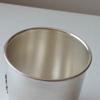 Сребърна чаша, сребро 800 подходяща за малко дете-вмаестимост 120 мл., снимка 3 - Чаши - 45254247