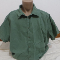 Мъжка риза с къс ръкав от лен Watsons, снимка 1 - Ризи - 45038691
