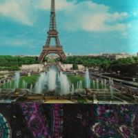 стар сувенир чинийка Париж Айфеловата кула , снимка 2 - Колекции - 45289094