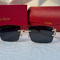 Cartier висок клас слънчеви очила Мъжки Дамски слънчеви с дървени дръжки, снимка 13 - Слънчеви и диоптрични очила - 45584792