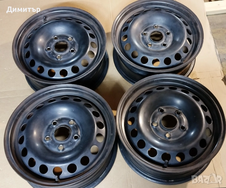 Стоманени/железни джанти 15 VW Audi Seat Skoda VAG, снимка 1
