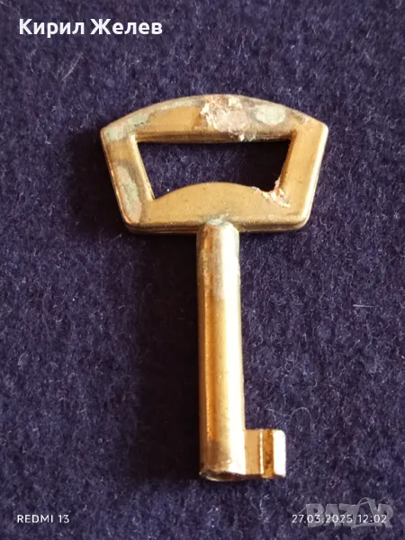 Стар ключ от соца за шкаф,ракла за КОЛЕКЦИЯ ДЕКОРАЦИЯ БИТОВ КЪТ 38195, снимка 1