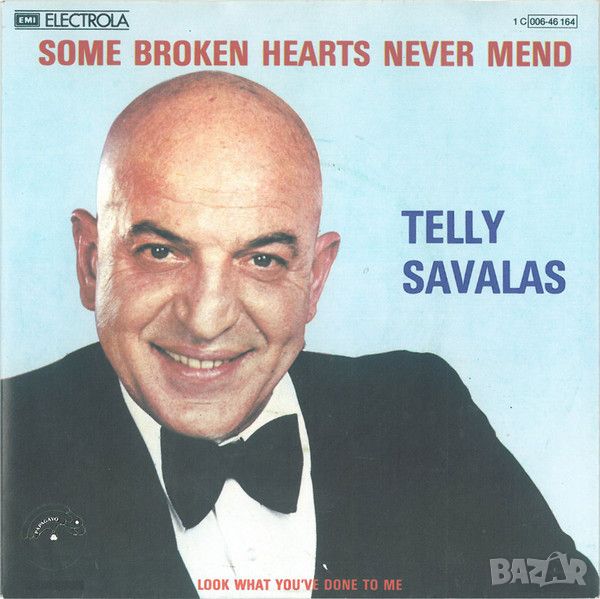 Грамофонни плочи Telly Savalas ‎– Some Broken Hearts Never Mend 7" сингъл, снимка 1