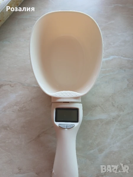 Кухненска везна с дисплей, тип лъжица, автоматично спиране, максимален капацитет 800 g, снимка 1