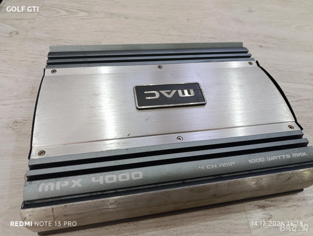 Автоусилвател Mac Audio MPX 4000, снимка 1