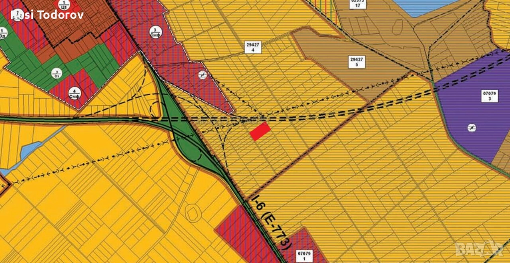 Поземлен имот 8 500кв.м., в близост до регулацията на кв. ”Ветрен”, обл. Бургас, м. ”МОЧУРА”, снимка 1